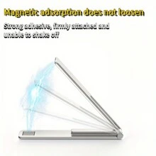 1Pc Adhesive Cell Phone Stand Holder Desktop Support Alloy Mini Compact Portable Foldable Compatible With IPhone, Android Phone, Gift For Birthday, Family, Friends Phone Holder, Phone Accessories