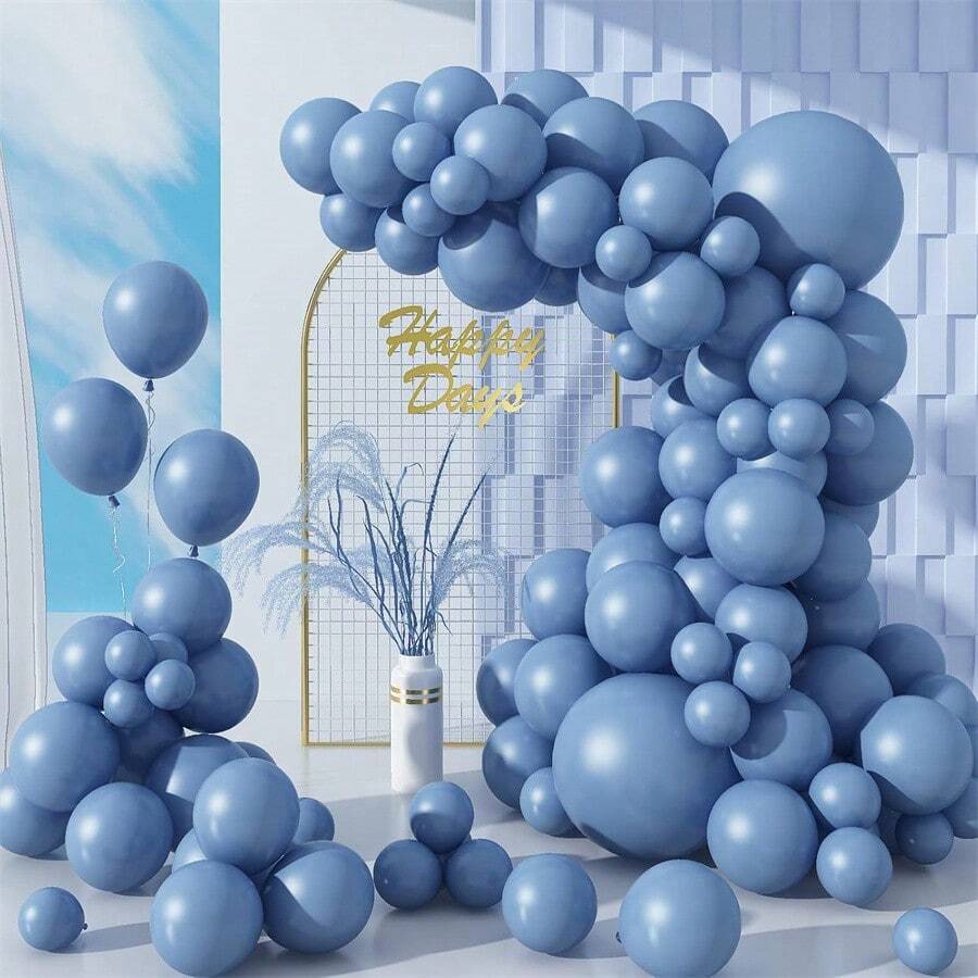 5 Inch, 10 Inch, 12 Inch, And 18 Inch Pearl White Balloons, Matte White Balloons, Round Pearl White Latex Balloons, Retro Color Balloons Suitable For Weddings, Birthdays, Christmas Anniversaries, Background White Themed Parties, Arched Decorations