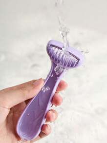 1 件女士手动腋下脱毛器，小巧便携剃毛器 - 彩色 - 查看 6