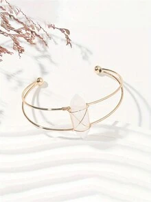 1 件/女士疗愈脉轮天然石六角线水晶瑜伽手链 适合女孩手饰礼物 - 手鐲 - 查看 12