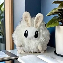 1pc Đồ chơi nhồi bông hình bướm đêm Poodle dễ thương Trang trí nhà Quà tặng Giáng sinh hoàn hảo - trắng - Xem 1