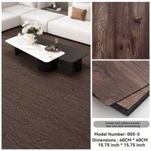 10/25 Stück selbstklebende Holzmaserung Bodenfliesengeeignet für ebene Betonböden in Wohnzimmer & Schlafzimmer, Renovierungsböden zum Abziehen und Aufkleben, selbstklebende Bodenfliesendekor für Wohnzimmer, Raumdekoration, Heimdekoration, Küche