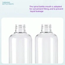 1pc/3pcs Travel Bottle,Dispensing Bottles With Pump Heads, Refillable Bottles, And Transparent Filling Bottles. Makeup Dispensers, Are Suitable For Allocate And Fill Shampoo, Lotion, Cosmetics, Conditioner, Etc. Available In 100ml / 120ml / 250ml.