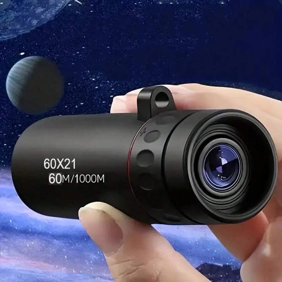Kính thiên văn đơn sắc độ nét cao 60x21, Kính thiên văn đơn sắc phổ thông cho người lớn, Kính thiên văn đơn sắc mạnh mẽ, Quà tặng Giáng sinh và năm mới, Thích hợp cho cắm trại và du lịch