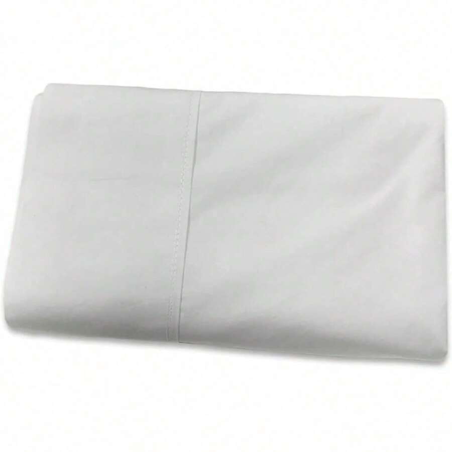 Oversized (120x112) Cotton Percale Flat Sheet Only For King Beds, Solid