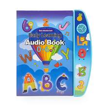 Englische E-Book Sprechbücher zum Lesen mit dem Finger für Kinder, Bildungsspielzeug. Inhalt umfasst: Englisches Buchstaben, Zahlen, Früchte, Tiere, Fahrzeuge, Beziehungen, Instrumente, Musik, Kinderreime. Benötigt 3 AA-Batterien (nicht enthalten)