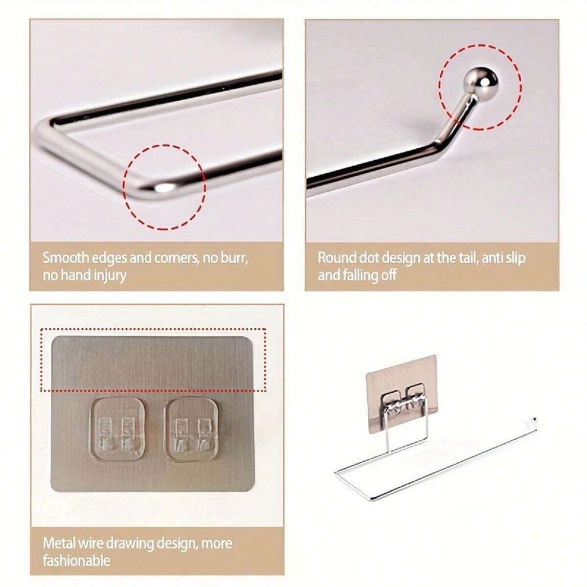 Under Hanging Roll Dispenser Stainless Steel Kitchen Paper