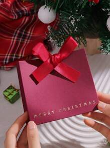 10pcs Elegant Merry Christmas Mini Gift Bags With Satin Ribbons - Classic Black, Green, And Red Designs Featuring Gold Foil Text - Perfect For Chocolates, Candies, And Small Gifts - Ideal For Holiday Celebrations, Christmas Party Favors, And Festive Gift Wrapping,Christmas