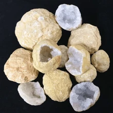 1pc Natural Agate Druzy - Break Your Own Geode, Ideal Gift Choice - Multicolor - View 6