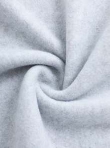 1pc Teen Girls Casual Loose Color Block Letter Printed Rib Splice Fleece Outdoor Sports Jacket Bomber Coat, Spring Autumn Winter