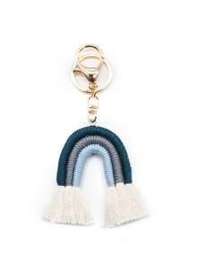 Christmas Holiday Cartoon Cute Santa Claus Bag Keychain Pendant 1pc - Multicolor - View 9