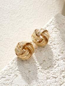 5 对复古别致时尚珍珠金属耳环，适合日常通勤、办公室、正式活动、派对、音乐节、浪漫约会、姐妹礼物、多功能配饰 - 五對耳釘 - 查看 10