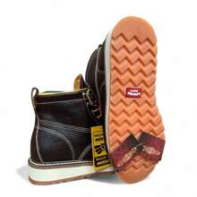 INDUSTRIAL USE BOOT FOR MEN GENUINE LEATHER FLOTHER DOUBLE DENSITY SOLE COMFORTABLE APACHE - Coffee - View 10