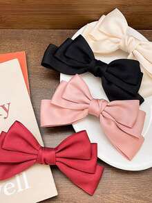 1 kẹp tóc đuôi ngựa cao, phụ kiện tóc phong cách công chúa thanh lịch cổ điển - Nhiều màu - Xem 8