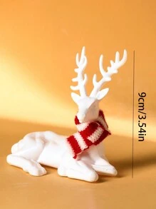 Ornament de agățat decor acrilic cu ren, figurină acrilică pentru cadou de Crăciun, ren de cristal, Crăciun