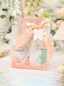 10pcs/5pcs/1pc Frosted Transparent Round Handbags, Valentine's Day Shower Gift Bags, Wedding Gift Bags, Candy Bridesmaid Gift Bags, Jewelry Store Shopping Bags, Wedding Bridesmaid Gift Bags, Gift Packaging Bags, Clothing Shopping Bags, Cute Handbags Suitable For Weddings, Birthdays, Valentine's Day, PP Frosted Transparent Round Handbags-Very Suitable For Valentine's Day Flowers, Network Celebrity Stalls, Wedding Gifts, Bridesmaid Gifts, Etc. -Made Of PP Material Valentine Day - Multicolor - View 8