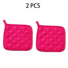 2pcs/4pcs/6pcs Heat Resistant Pad, Suitable For Microwave To Take Out Plates Or Bowls, Prevents Tables & Tablecloths From Being Burnt