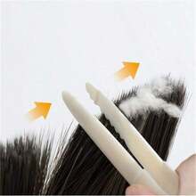 1 件可爱鸭形浴室发夹、污渍刮刀、多功能清洁夹，无需钻孔壁挂式毛发收集器，适用于浴室和厨房水槽，方便排水清洁，无需电力，耐用，包含多个部件 - 彩色 - 查看 9