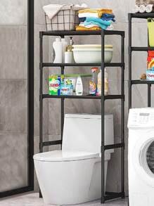 01 Mueble Organizador Baño Rack Estante Sanitario Taza Repisa