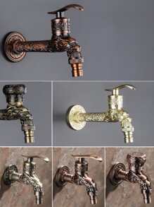 Vintage Style Faucet, Stylish Sink Faucet, Bathroom Faucet, Kitchen Faucet, Available In Multiple Lengths - Multicolor - View 3