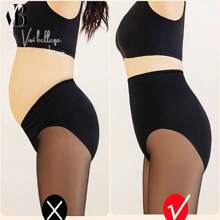 PLUSH STOCKINGS WITH GIRDLE