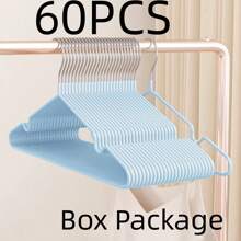 10/20/40/60/100pcs Anti-Slip Coated Clothes Hangers, Luxury Velvet Hangers In Warm Color Tones, Home Use