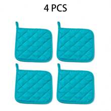 2pcs/4pcs/6pcs Heat Resistant Pad, Suitable For Microwave To Take Out Plates Or Bowls, Prevents Tables & Tablecloths From Being Burnt