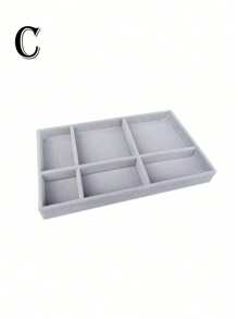 Khay đựng trang sức nhung 9 trong 1, Khay đựng đồ có ngăn kéo, Hộp đựng nhẫn, Khay xếp chồng, Hộp đựng trang sức dung lượng lớn với các ngăn riêng biệt, Giá trưng bày trang sức xếp chồng cho bông tai, dây chuyền, vòng tay, nhẫn, kẹp tóc, băng đô, túi đựng mỹ phẩm, túi đựng đồ trang điểm, hộp đựng đồ trang điểm, túi đựng mỹ phẩm, hộp đựng đồ trang điểm, túi đựng đồ vệ sinh cá nhân, hộp đựng đồ dùng trên bàn làm việc, túi đựng mỹ phẩm, túi đựng đồ trang điểm, hộp đựng đồ trang điểm, túi đựng đồ trang điểm, hộp đựng trang sức, túi đựng, hộp đựng cọ trang điểm, hộp đựng cọ, hộp đựng nước hoa, túi đựng, quà tặng Giáng sinh, trang trí phòng. - Xám - Xem 19