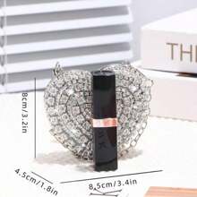 Mini Party Bag HeartelegantZinc Alloywedding - Bạc - Xem 3