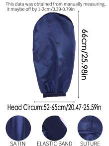 1pc Customized Text Satin Night Cap, Women Beauty Hair Care Hat, Postpartum Protection Cap, Bridesmaid Party Supplies