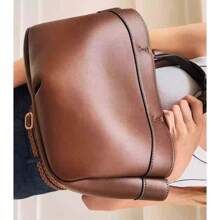 Bolso de mujer de gran capacidad, de moda, tipo tote, de hombro y de compras, Novedad 2024 Otoño