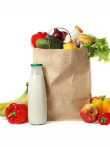 3 pièces Sacs en papier kraft marron, sacs en papier faits maison, un assortiment de 3 tailles avec poignées. Convient pour les entreprises, les courses, le de détail, les cadeaux de fête, l'emballage et l'utilisation dans la cuisine de la maison