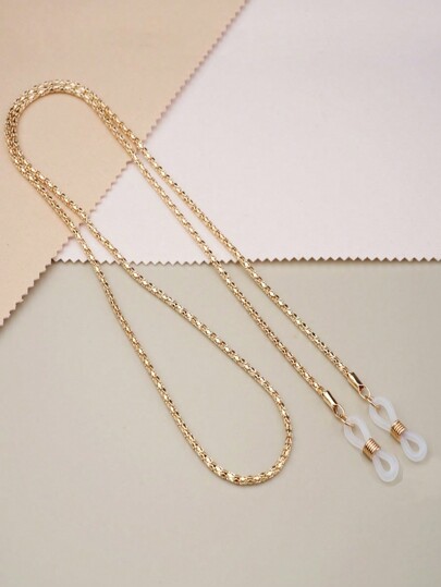 Party Hollow Out Metallic Eyeglass Chain Necklace Glasses Accessories For Women