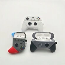 Ốp lưng bảo vệ bằng silicon thiết kế dành cho game thủ tương thích với Airpods 4/Pro/Pro2/AirPods 1/2/3, chống rơi - Xám - Xem 5