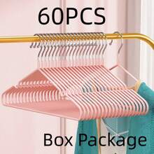 10/20/40/60/100 件套防滑涂层衣架，优雅的莫兰迪尔色奢华家居衣架