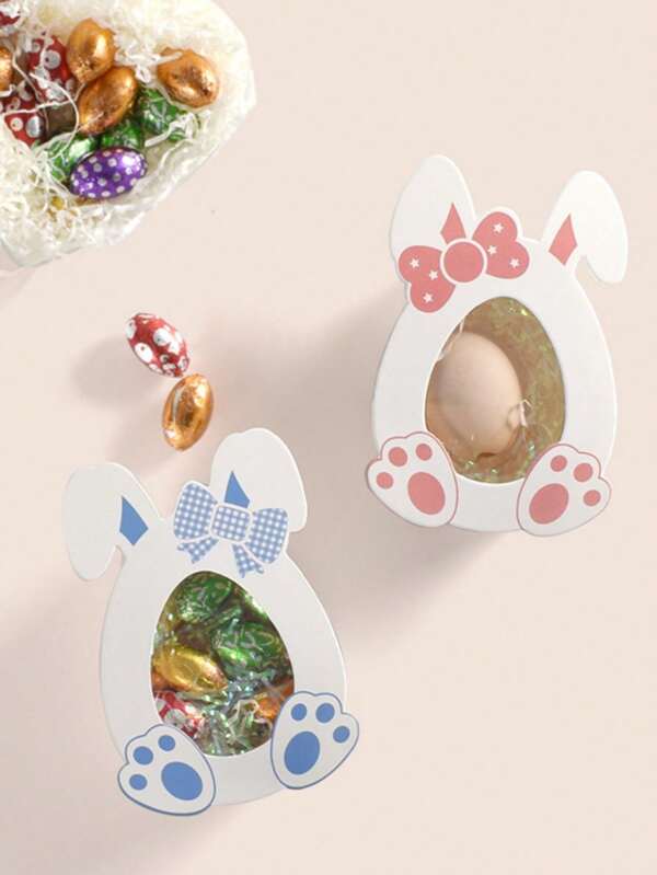 5/10pcs Easter Candy Gift Boxes, Casual For Daily Use