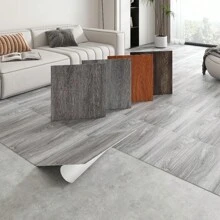 10/25 Stück selbstklebende Holzmaserung Bodenfliesengeeignet für ebene Betonböden in Wohnzimmer & Schlafzimmer, Renovierungsböden zum Abziehen und Aufkleben, selbstklebende Bodenfliesendekor für Wohnzimmer, Raumdekoration, Heimdekoration, Küche