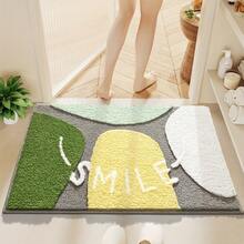 1 tấm thảm nhà tắm bằng vải thông Cashmere giả, thảm nhà bếp thấm hút nhanh khô, chống trượt siêu mềm có thể giặt bằng máy, dễ vệ sinh, thích hợp cho phòng tắm, phòng ngủ, nhà bếp, phòng khách, vật dụng lý tưởng cho phòng tắm, trang trí nhà cửa - Phong cách 2 - Xem 4