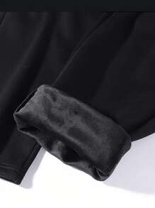 Hidkat Boyfriend Style Heren Effen Kleur Fleece Shorts Met Ritszakken, Trekkoord Taille, Elastisch, Warm Voor Buitensporten, Geschikt Voor Wandelen, Dagelijkse Kleding, Cadeaus Voor Kerstmis, Thanksgiving
