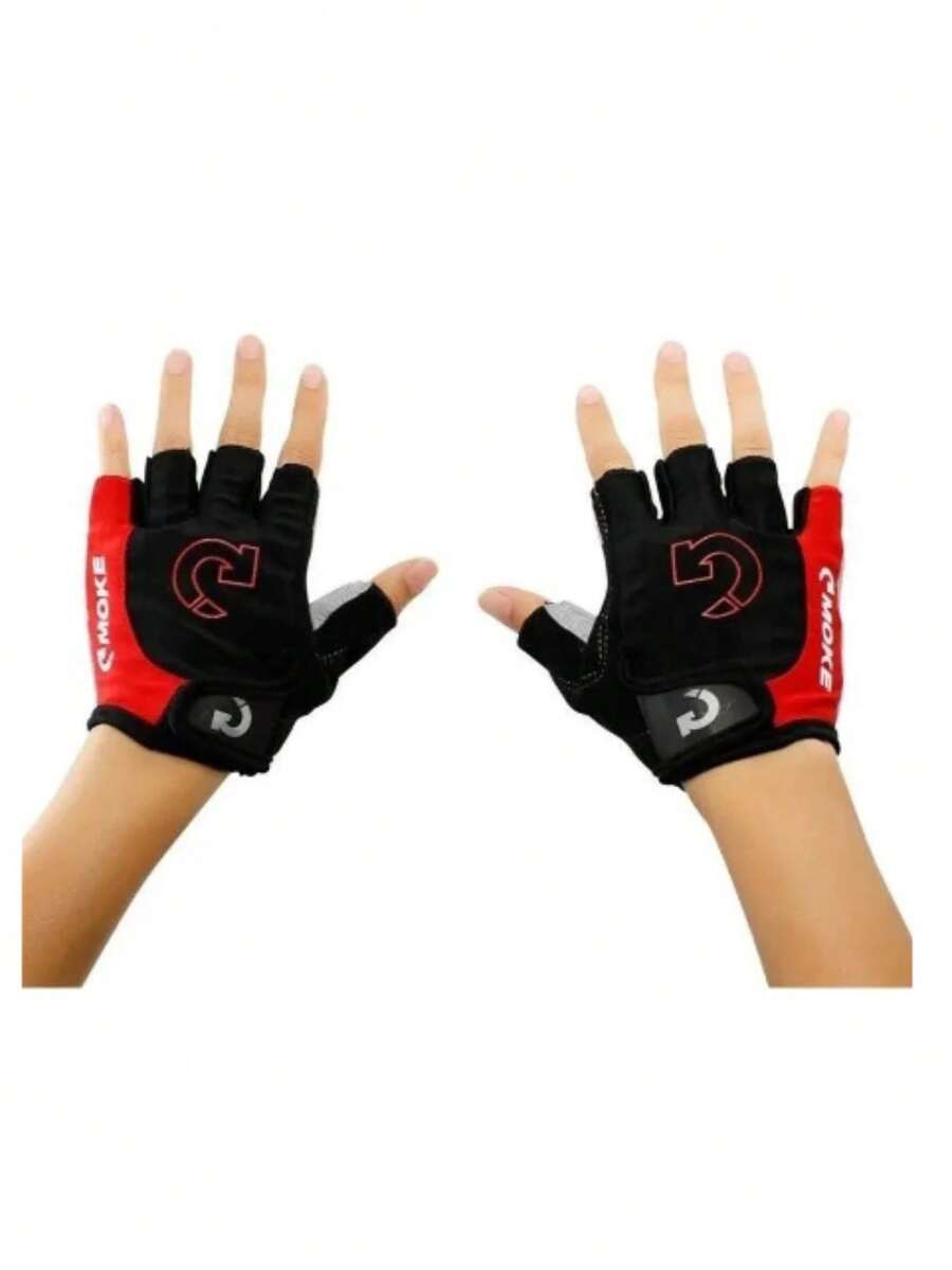 Moke Half Finger Cycling Glove With Comfortable Breathable Gel 0282