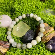 Energy Balance Bracelet, 8mm Agate Bracelet - Stress Relief Bracelet Homeopathic, Perfect Jewelry Gift
