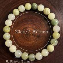 Energy Balance Bracelet, 8mm Agate Bracelet - Stress Relief Bracelet Homeopathic, Perfect Jewelry Gift