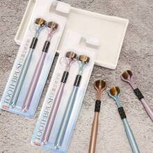 3 chiếc/bộ 3 bàn chải đánh răng lông mềm 360 độ 3D - Nhiều màu - Xem 1