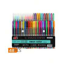 Set de 12/18/36/48/60 bolígrafos de gel brillantes de colores neutros, bolígrafos de colores especiales luminosos con estrellas brillantes, bolígrafos de colores de caramelo fluorescentes, bolígrafos de color neutros de 1.0 mm (estilo y color aleatorios) para niños, cristianos, coloreo, útiles escolares