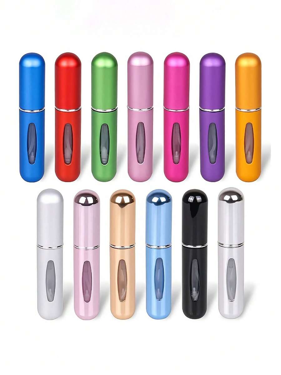 5 chai xịt nước hoa mini có thể nạp lại, chai xịt nước hoa, bình đựng nước hoa Essence, hộp đựng nước hoa xịt, bình xịt nước hoa bỏ túi mini, dụng cụ bơm nước hoa có thể nạp lại, hộp bơm nước hoa du lịch, chai xịt nước hoa du lịch xách tay có thể nạp đầy đáy, bình xịt nước hoa du lịch, bình xịt nước hoa mini có thể nạp lại, dụng cụ làm đẹp cần thiết khi đi du lịch, có thể tái sử dụng và chống rò rỉ - thích hợp cho mọi mùa