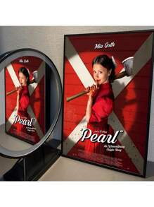 1 tấm áp phích phim kinh dị ngọc trai nghệ thuật treo tường vải bố áp phích và bản in trang trí phòng ngủ tại nhà trang trí phòng khách không có khung - Nhiều màu - Xem 16