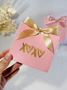 5 件套可爱迷你礼盒套装 - “XOXO” 设计，非常适合糖果、巧克力和小礼物 - 情人节、生日和爱情庆典的理想选择 - 时尚粉色可选，适合返校情人节 - 11.5X4.5X10cm - 查看 5