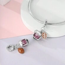 1Pc Silver Color Relaxing Time Exquisite Enamel Coffee Cup Book Coffee Pot Coffee Beans Pendant Charm Fit Snake Bracelet Necklace Beads For Diy Jewelry Making Women Jewellery Daily Wear Gift For Girl