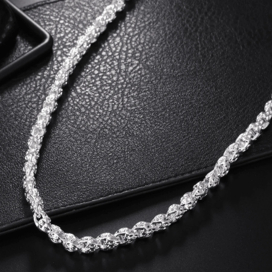 925 Sterling Silver Thin Flat Snake Bone Chain Necklace - Elegant Jewelry Gift For Everyday Wear And Festive Occasions
