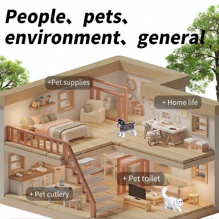 1 unidade 500ml + 2 unidades 60ml Spray Eliminador de Odores de Animais